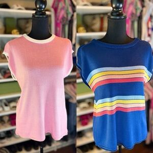 2 for $15!! Disamer Size Small Short-Sleeved Summertime Sweaters